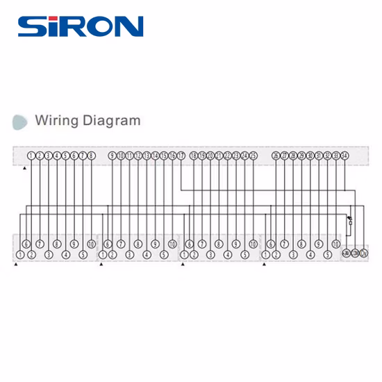 Bloque de terminales Io de 40 núcleos Siron T008 Mitsubishi Panasonic Yokogawa